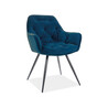 signal butor cherry matt velvet szek