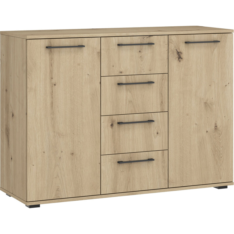 FLEX KM-2 komód, szín: artisan tölgy